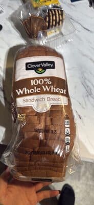100% Whole Wheat Sandwich Bread — Photo: Open Food Facts contributors, CC BY-SA