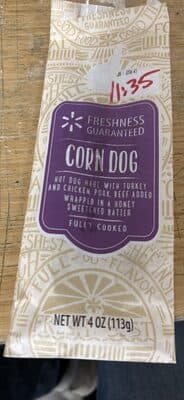 Corn Dog — Photo: Open Food Facts contributors, CC BY-SA