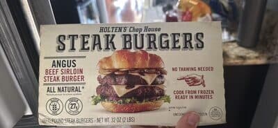ANGUS BEEF STEAK BURGER — Photo: Open Food Facts contributors, CC BY-SA