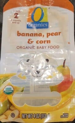 Banana Pear & Corn — Photo: Open Food Facts contributors, CC BY-SA