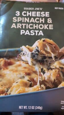 3 Cheese Spinach & Artichoke Pasta — Photo: Open Food Facts contributors, CC BY-SA