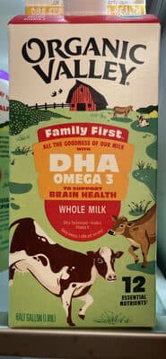 DHA Omega 3 Whole Milk — Photo: Open Food Facts contributors, CC BY-SA