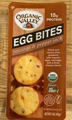 Sausage & pepper jack egg bites — Photo: Open Food Facts contributors, CC BY-SA