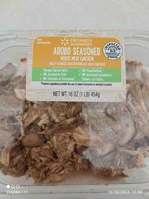 Adobo Seasoned White Meat Chicken — Photo: Open Food Facts contributors, CC BY-SA