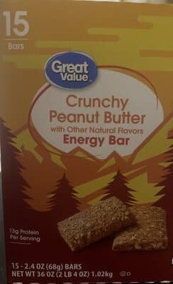 Crunchy peanut butter energy bar — Photo: Open Food Facts contributors, CC BY-SA