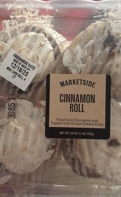 4 count cinnamon rolls — Photo: Open Food Facts contributors, CC BY-SA
