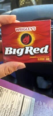 Big Red Cinnamon Gum — Photo: Open Food Facts contributors, CC BY-SA