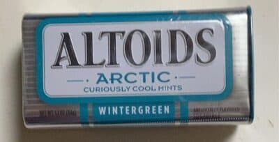 Altoids Arctic Wintergreen Mints — Photo: Open Food Facts contributors, CC BY-SA