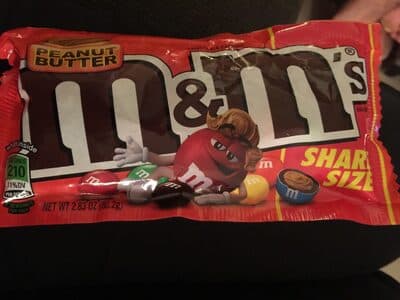 M &M'S Peanut Butter Share Size — Photo: Open Food Facts contributors, CC BY-SA