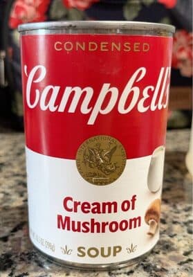 cream of mushroom soup — Photo: Open Food Facts contributors, CC BY-SA