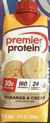 BANANAS & CREAM — Photo: Open Food Facts contributors, CC BY-SA