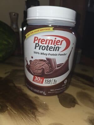 100% Whey Protein Powder — Photo: Open Food Facts contributors, CC BY-SA