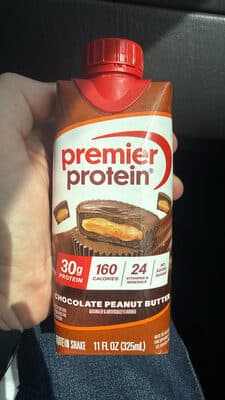 Chocolate Peanut Butter Protein Shake — Photo: Open Food Facts contributors, CC BY-SA