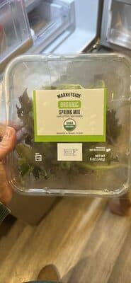 Organic Spring Mix — Photo: Open Food Facts contributors, CC BY-SA