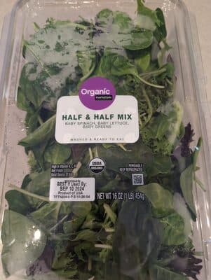 Baby Spinach & Spring Mix — Photo: Open Food Facts contributors, CC BY-SA