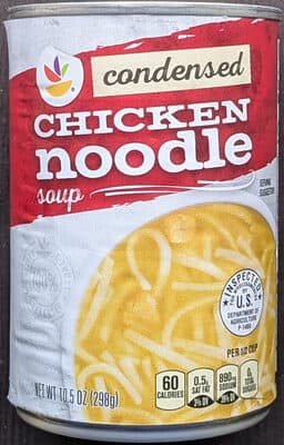 Chicken noodle condensed soup — Photo: Open Food Facts contributors, CC BY-SA