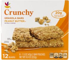 crunchy granola bars peanut butter — Photo: Open Food Facts contributors, CC BY-SA