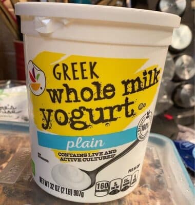 Greek whole milk yogurt — Photo: Open Food Facts contributors, CC BY-SA