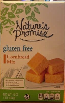 Gluten free cornbread mix — Photo: Open Food Facts contributors, CC BY-SA