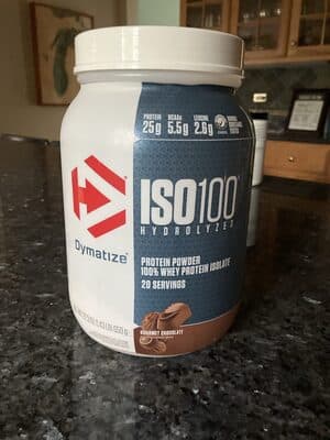 ISO100 Hydrolyzed Protein Powder 100% Whey Protein Isolate — Photo: Open Food Facts contributors, CC BY-SA
