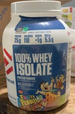 100% WHEY ISOLATE — Photo: Open Food Facts contributors, CC BY-SA