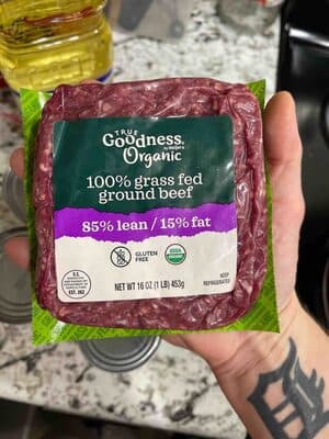 100% Grass Fed Ground Beef — Photo: Open Food Facts contributors, CC BY-SA