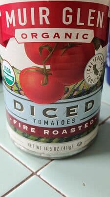 Diced Tomatoes Fire Roasted — Photo: Open Food Facts contributors, CC BY-SA