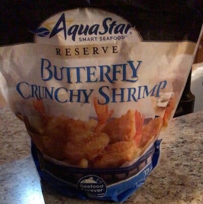 Butterfly crunchy shrimp — Photo: Open Food Facts contributors, CC BY-SA