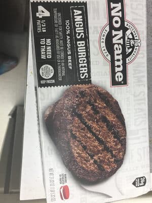 100% angus beef burgers, angus beef — Photo: Open Food Facts contributors, CC BY-SA