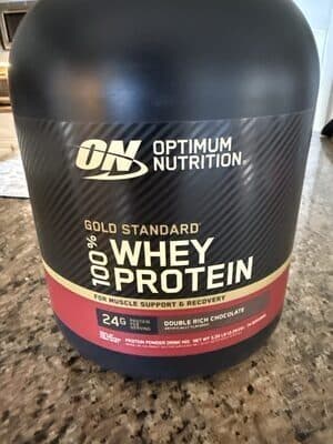 100% Whey Gold Standard — Photo: Open Food Facts contributors, CC BY-SA
