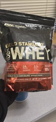 100% Gold Standard Whey Double Rich Chocolate — Photo: Open Food Facts contributors, CC BY-SA