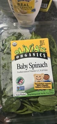 Baby Spinach — Photo: Open Food Facts contributors, CC BY-SA