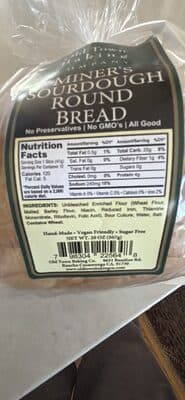 Miner's sourdough round — Photo: Open Food Facts contributors, CC BY-SA