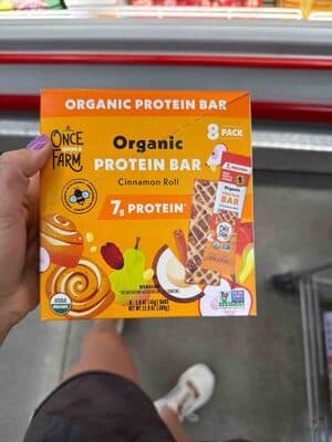 Organic Protein Bar Cinnamon Roll — Photo: Open Food Facts contributors, CC BY-SA