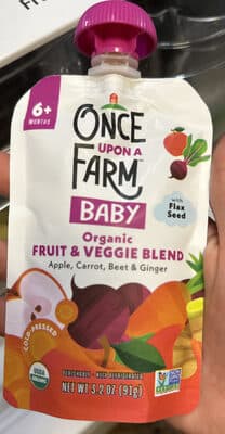 Organic Fruit & Veggie Blend — Photo: Open Food Facts contributors, CC BY-SA