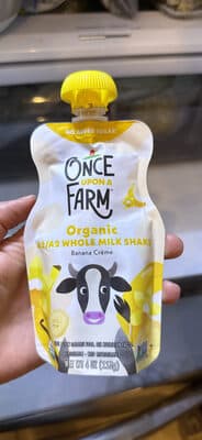 A2/A2 Whole Milk Shake Banana Crème — Photo: Open Food Facts contributors, CC BY-SA
