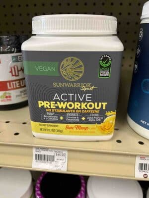 Active Pre-workout — Photo: Open Food Facts contributors, CC BY-SA