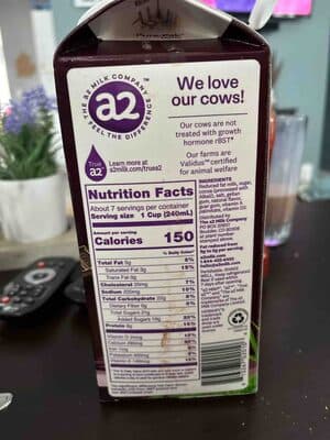 A2 Milk — Photo: Open Food Facts contributors, CC BY-SA