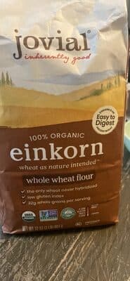 einkorn whole wheat flour — Photo: Open Food Facts contributors, CC BY-SA