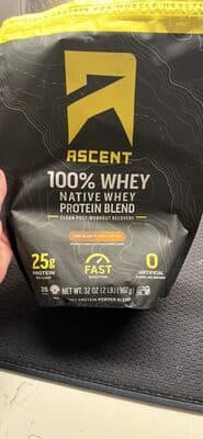 100% Whey Native Whey Protein Blend Chocolate Peanut Butter — Photo: Open Food Facts contributors, CC BY-SA