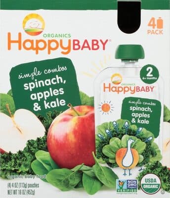 Apples, Spinach & Kale- Stage 2: Simple Combos — Photo: Open Food Facts contributors, CC BY-SA