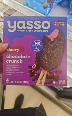 frozen greek yogurt bars cherry chocolate crunch — Photo: Open Food Facts contributors, CC BY-SA