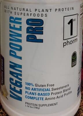 Vegan Power Pro — Photo: Open Food Facts contributors, CC BY-SA