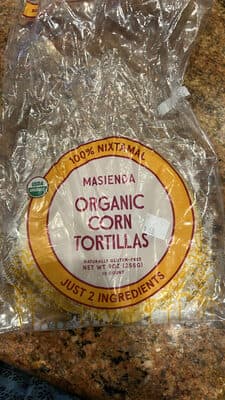 Organic corn tortillas — Photo: Open Food Facts contributors, CC BY-SA