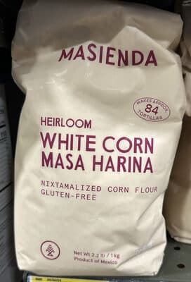 Heirloom White Corn Masa Harina — Photo: Open Food Facts contributors, CC BY-SA