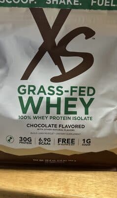Grass-Fed Whey Chocolate Flavored — Photo: Open Food Facts contributors, CC BY-SA