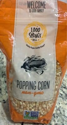 Organic Popcorn — Photo: Open Food Facts contributors, CC BY-SA