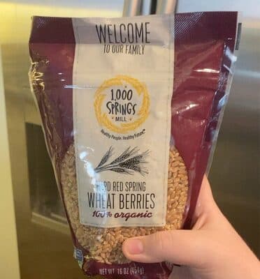 Organic Hard Red Spring Wheat Berries — Photo: Open Food Facts contributors, CC BY-SA