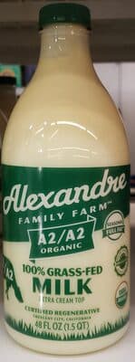 Grassfed Milk — Photo: Open Food Facts contributors, CC BY-SA