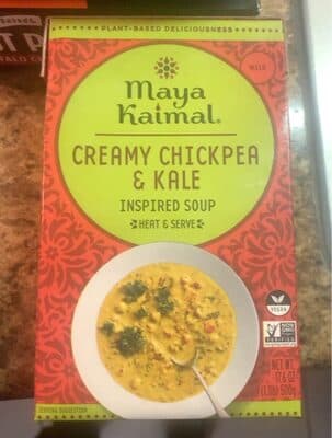 Creamy Chickpea & Kale Soup — Photo: Open Food Facts contributors, CC BY-SA
